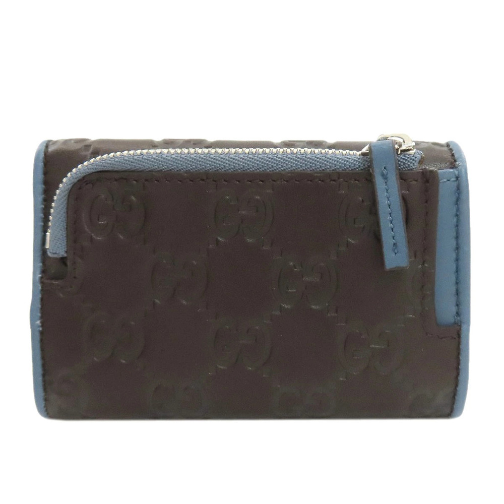 Gucci Wallet GG Signature Leather Shima Bi fold ssima Black